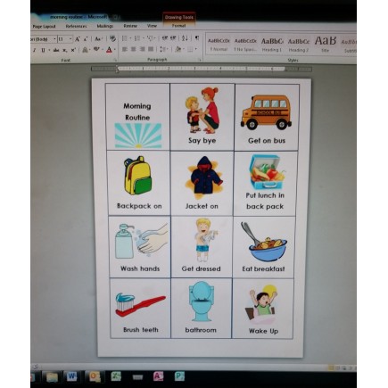 Morning Routine - Visual Schedule Cards